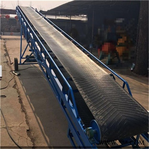 散料大型皮带输送机 六九重工铝型材质水平输送机图5