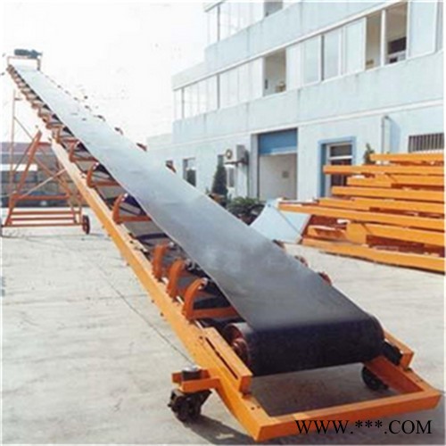 散料大型皮带输送机 六九重工铝型材质水平输送机图4