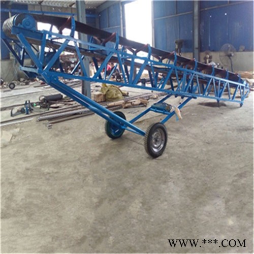 散料大型皮带输送机 六九重工铝型材质水平输送机图8