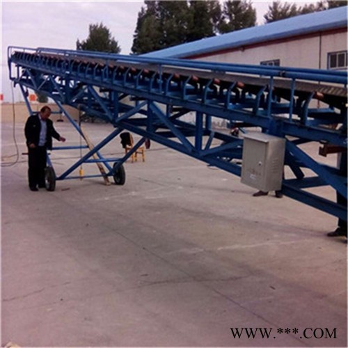 散料大型皮带输送机 六九重工铝型材质水平输送机图2