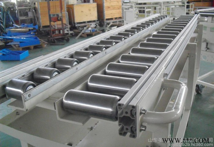 输送机铝型材 湘潭倾斜输送滚筒图5