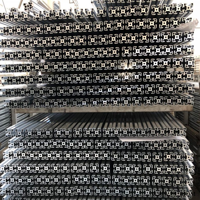 挤压型材 工业铝型材成品 铝合金氧化加工铝管 流水线各种异形型材图2