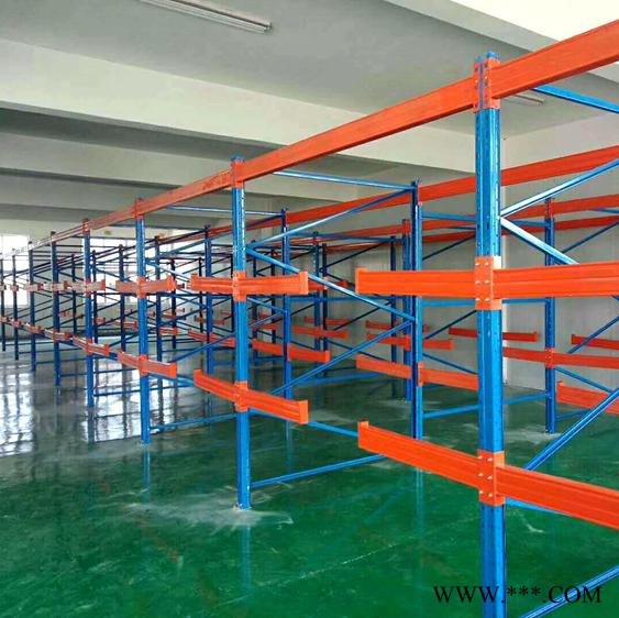 铝材货架 铝型材料架 门窗厂仓库库房二层悬臂阁楼货架 断桥铝材料专用存储架子图2