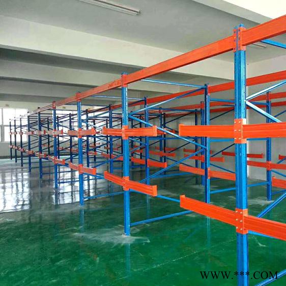 铝材货架 铝型材料架 门窗厂仓库库房二层悬臂阁楼货架 断桥铝材料专用存储架子图3