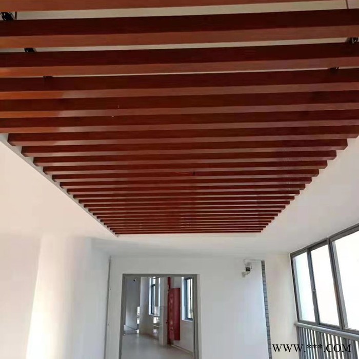 木纹装饰铝方通 铝天花吊顶铝型材 四方管型材铝方通图3