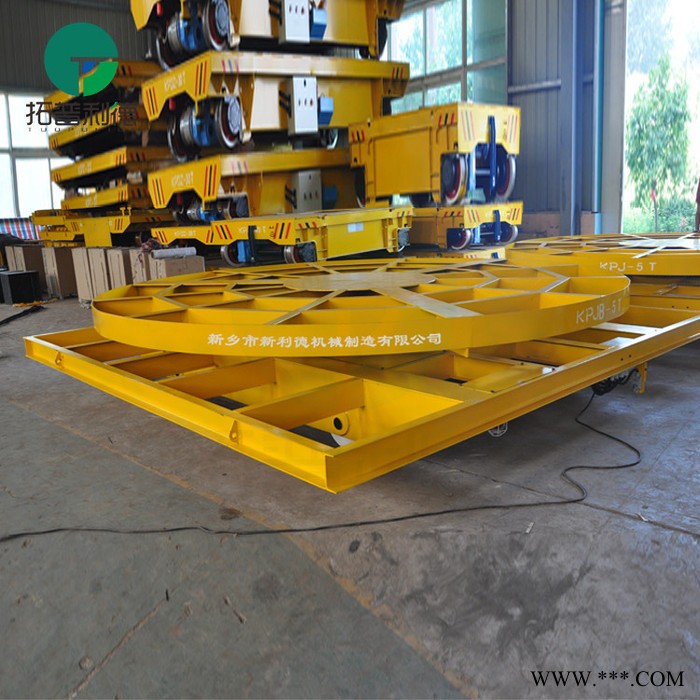 新利德KPJ载重电动平板搬运车铝板卷筒转运车铝板称重车 大型轨道平板车 载重电动平车图7