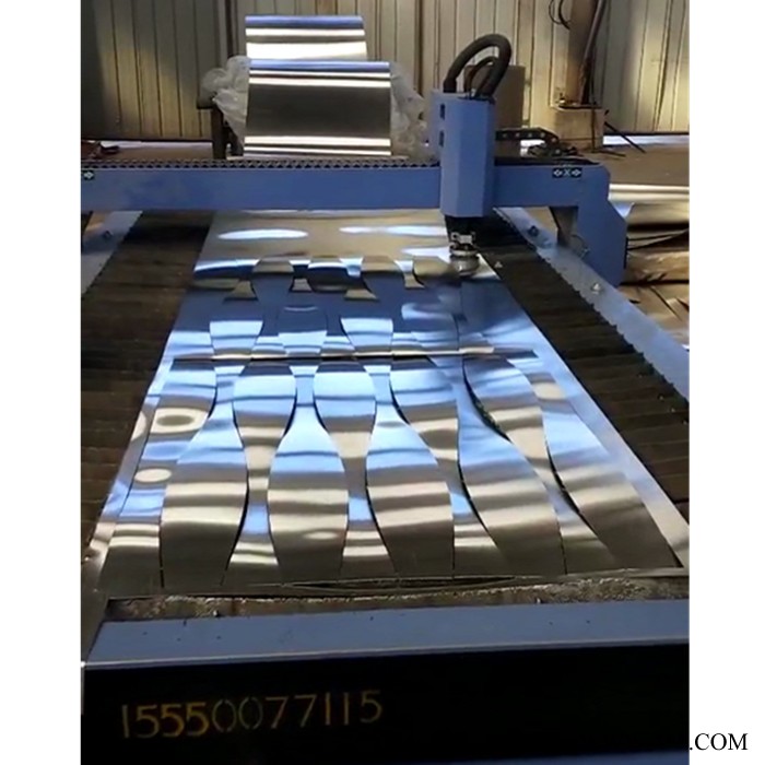 山东弘中数控台式等离子切割机现货供应 防腐保温铝板专用数控全自动铝板切割机图7