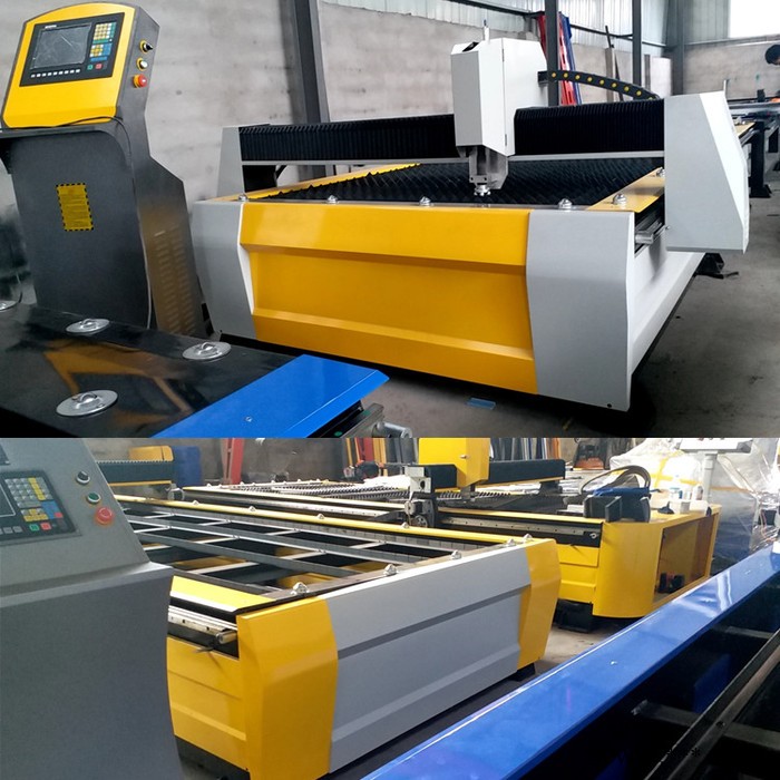 山东弘中数控台式等离子切割机现货供应 防腐保温铝板专用数控全自动铝板切割机图2