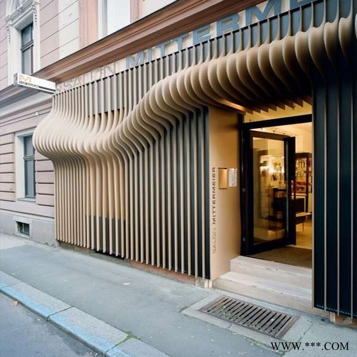 铝腾 造型铝方通 广东铝板 工装装饰材料 幕墙铝穿孔板图3