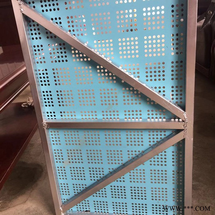 亚佰 河南工地防护爬架网片 铝板爬架冲孔网片图2