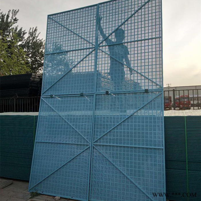 亚佰 河南工地防护爬架网片 铝板爬架冲孔网片图3