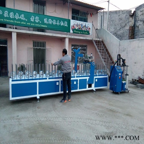 林木BF-PUR300 热熔胶包覆机 热熔胶包覆机 铝型材包覆机图7