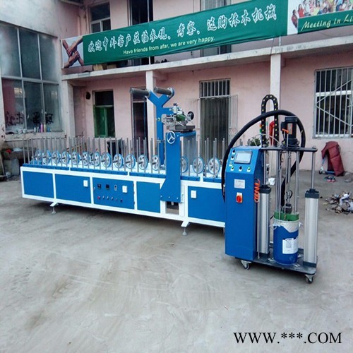 林木BF-PUR300 热熔胶包覆机 热熔胶包覆机 铝型材包覆机图5