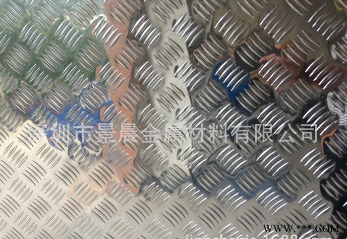 生产铝板 5052铝合金板 指针型 五条筋花纹铝板 耐腐防锈图3