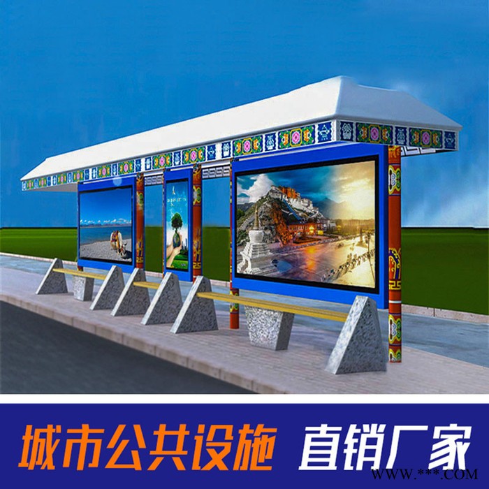 奥林 城市公交站台 候车亭 巴士公交站厅 铝型材公交候车亭 定做图5