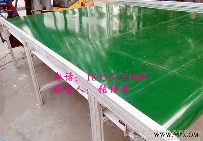 平板式铝型材运输机  防静电铝合金输送机图5