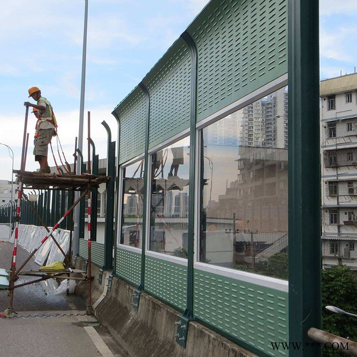 扩展 环保声屏障 pc板声屏障 镀锌板隔声屏障 隔声屏障公路 公路铝板声屏障 专业定制图2