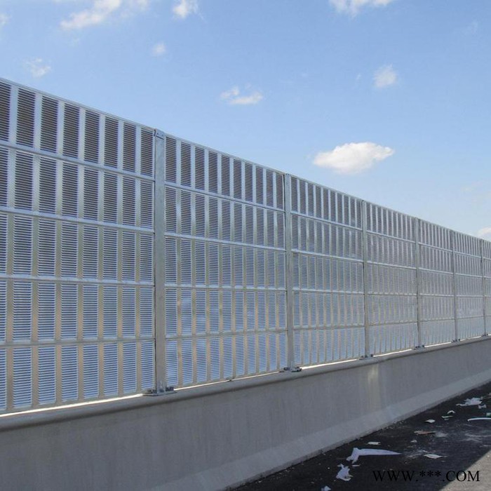 百瑞 量大从优 高速公路金属百叶孔声屏障 景观台隔音屏障 墙铝板吸音图6