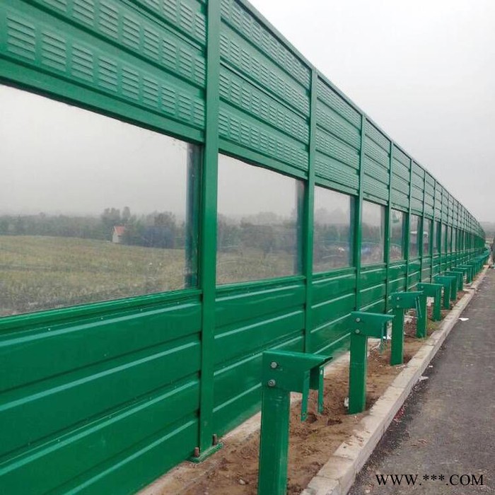 百瑞 量大从优 高速公路金属百叶孔声屏障 景观台隔音屏障 墙铝板吸音图3