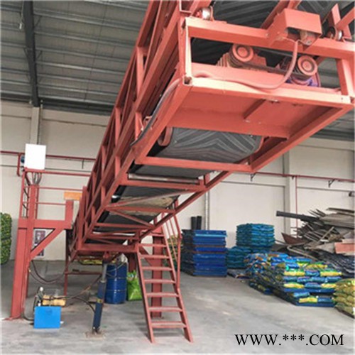 港口装车皮带输送机 六九重工铝型材质水平输送机图4