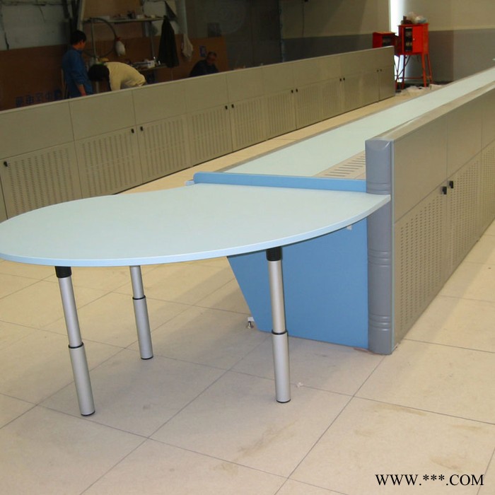 东营中创美WISDOM-B全木面监控指挥工作操作台 安防调度台 19寸加厚铝型材指挥台图2