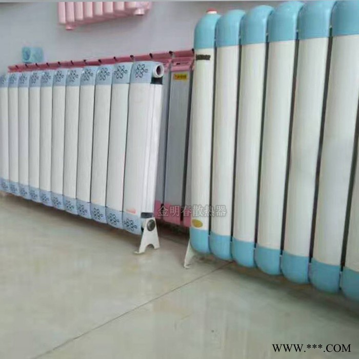 金明春  铜铝复合散热器生产厂家 铜铝复合散热器型号 **的铝型材图2