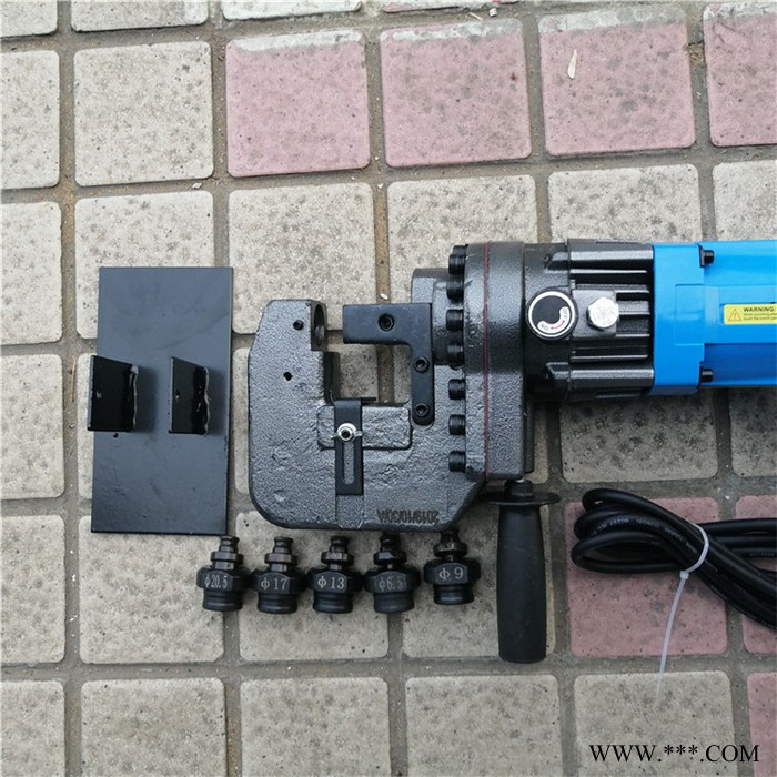 DCK20手提式电动液压冲孔机模具 电动槽钢冲孔器 液压铜铝板打孔机图6