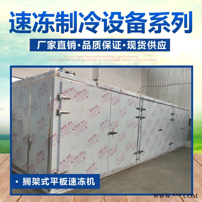 搁架式铝平板速冻机 平板水产速冻机 固定式铝板速冻机 平板冻结图3