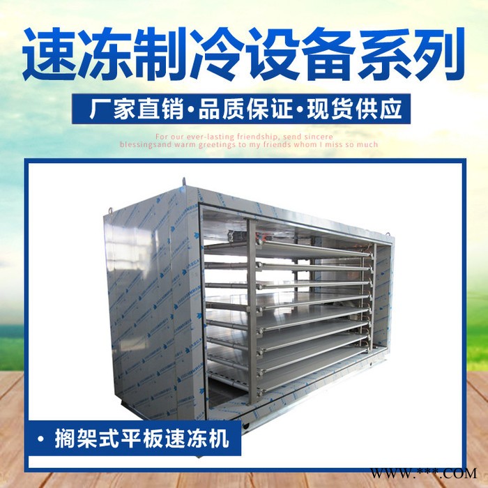 搁架式铝平板速冻机 平板水产速冻机 固定式铝板速冻机 平板冻结图2
