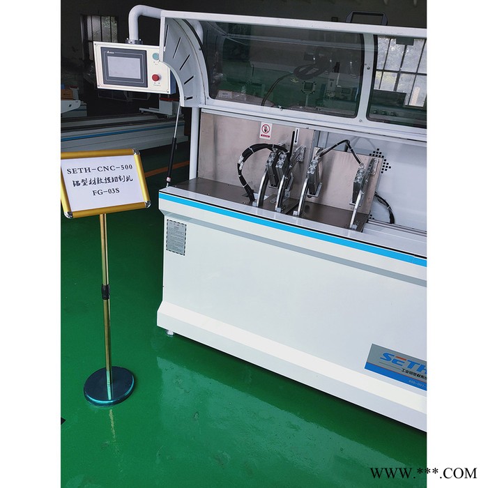 赛斯智能LJJA-CNC-500 铝合金门窗加工成套设备 铝型材角码切割锯 全自动数控角码锯图3