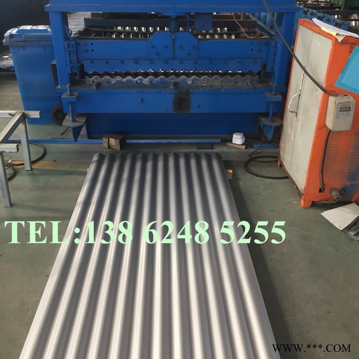 铝板波纹瓦 彩钢波纹瓦 镀锌波纹瓦 836型水波纹瓦 988波浪瓦138 62485255图3