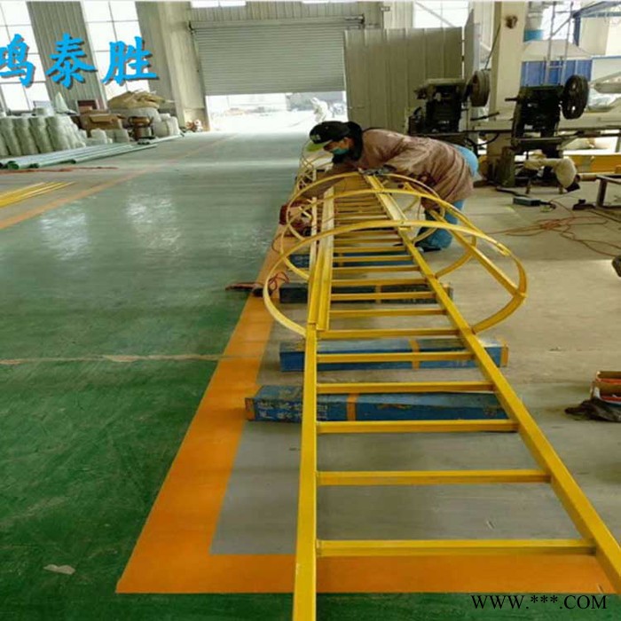 鸿泰胜 玻璃钢爬梯 玻璃钢拉挤爬梯 玻璃拉挤型材 防腐玻璃钢爬梯 工业玻璃钢爬梯图5