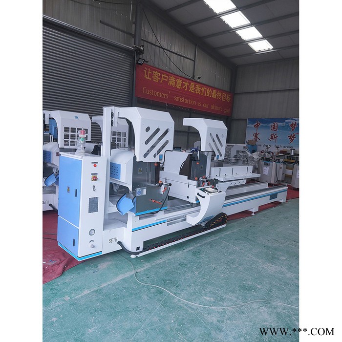 赛斯智能 断桥铝门窗设备  工业铝型材下料切割锯 铝型材重型数控双头精密切割锯图3