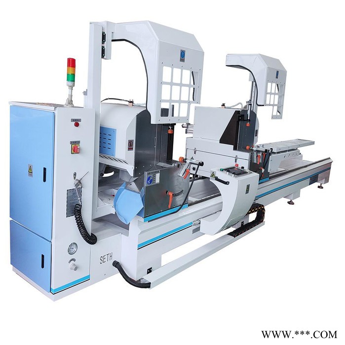 赛斯智能 断桥铝门窗设备  工业铝型材下料切割锯 铝型材重型数控双头精密切割锯图6