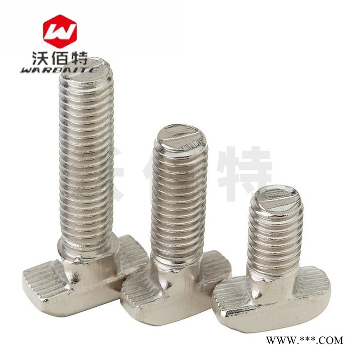 304不锈钢 欧标T型螺丝 铝型材配件配套螺栓 T型螺栓 20型30型40型45图1