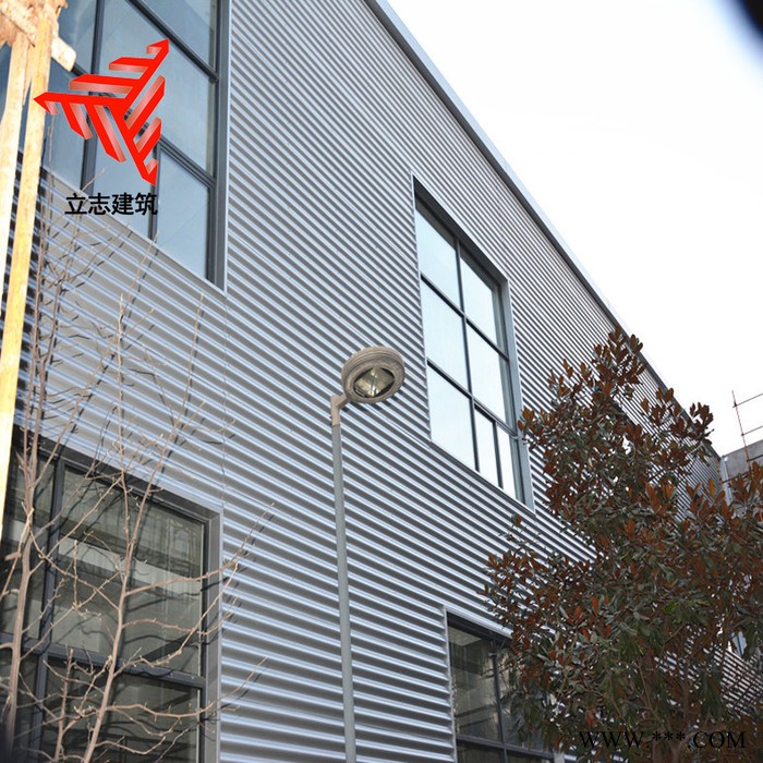 外墙装饰铝板 汽车4S店780型金属墙面波纹板 铝镁锰墙面波浪板图4