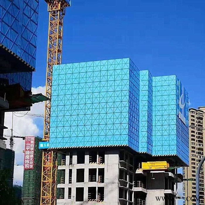 现货供应  铝板爬架网 冲孔爬架网 爬架网 金属爬架网 防护爬架网 爬架冲孔网图1
