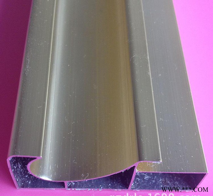 新款晶钢橱柜门铝材 晶钢门铝材加工专业生产定做铝型材图3