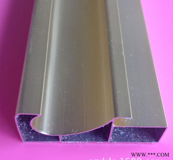 新款晶钢橱柜门铝材 晶钢门铝材加工专业生产定做铝型材图2