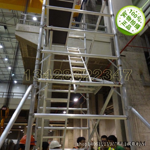 广东广州东莞深圳12米25米高度铝合金脚手架铝型材塔架棚架子价格 脚手架厂家图3