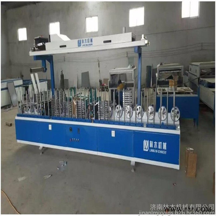 林木BF-300 冷胶包覆机线条贴膜机铝型材贴膜机厂家大促销图3