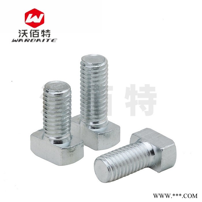 国标T型螺栓 锤头螺丝 工业铝型材配件螺杆连接件 30/40 M6 M8图2