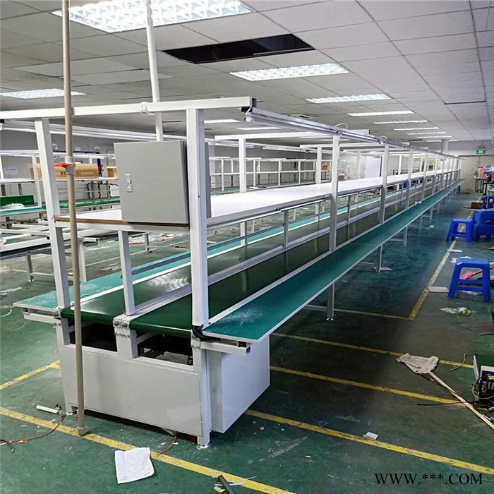 顺锋 双皮带流水线 皮带输送线 喇叭生产线 双边传送带装配线 铝型材流水线厂家图6