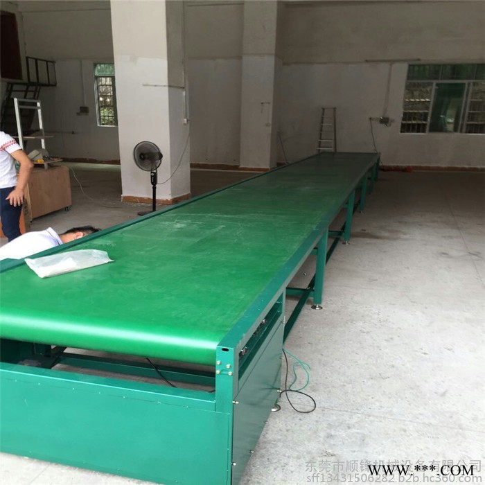 顺锋 双皮带流水线 皮带输送线 喇叭生产线 双边传送带装配线 铝型材流水线厂家图4