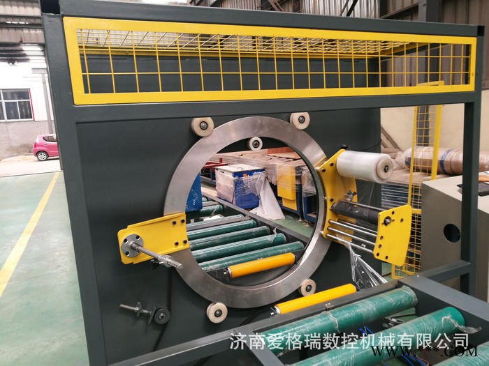 加工定制 水平缠绕包装机 适用铝型材 塑钢型材 纸管 专业厂商图3