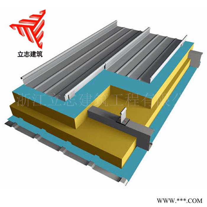 0.7mm厚铝镁锰板 高铁站65-430直立锁边金属屋面板 氟碳漆铝板图6