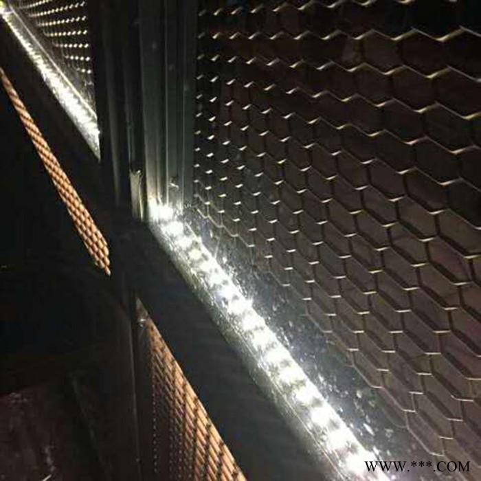 波浪铝板网 钢板网规格 爬架钢板网图4