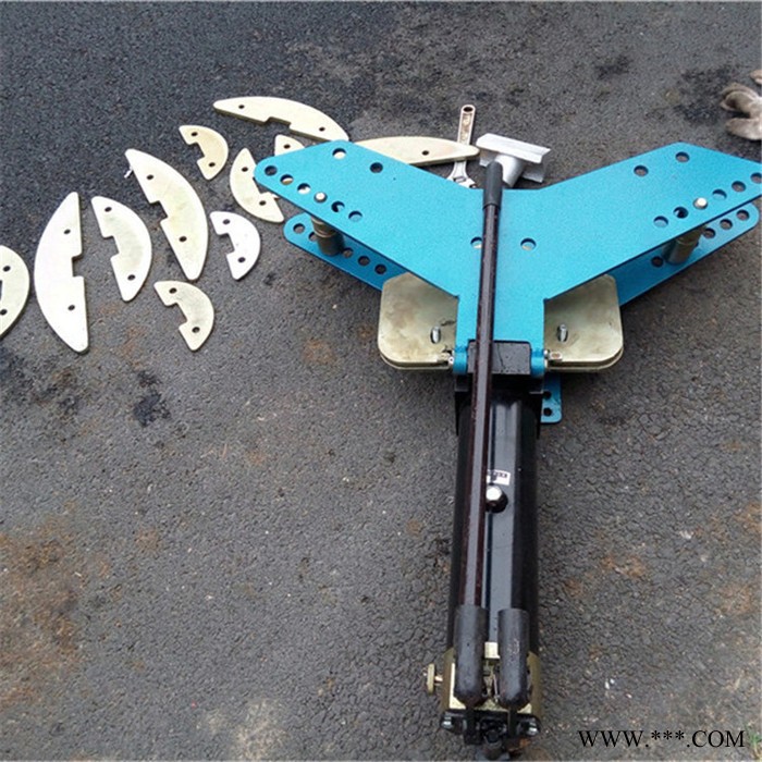 10mm厚铝板手动液压弯排机 10A电动液压弯排机 金属板弯曲机图8