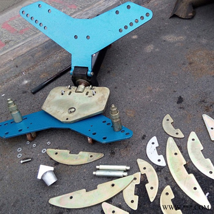 10mm厚铝板手动液压弯排机 10A电动液压弯排机 金属板弯曲机图6