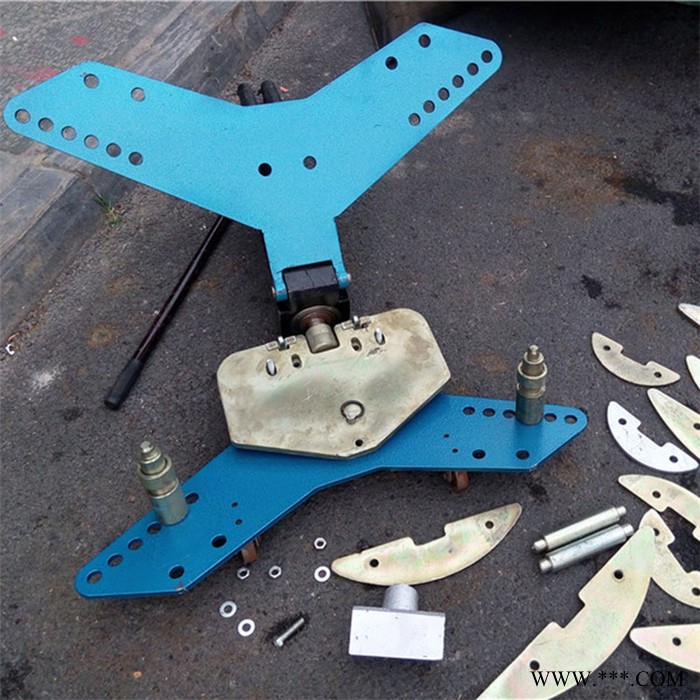 10mm厚铝板手动液压弯排机 10A电动液压弯排机 金属板弯曲机图2